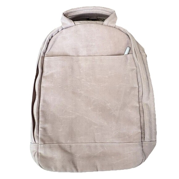 Day Owl First Mile Recycled Canvas DayPack Backpack in Khaki Eco Friendly - Picture 1 of 12
